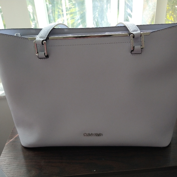 Calvin Klein totbag color blue - Picture 4 of 5
